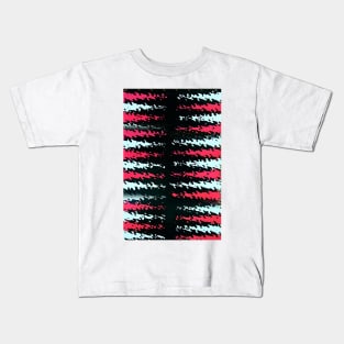 malleable mixture of red and black Kids T-Shirt